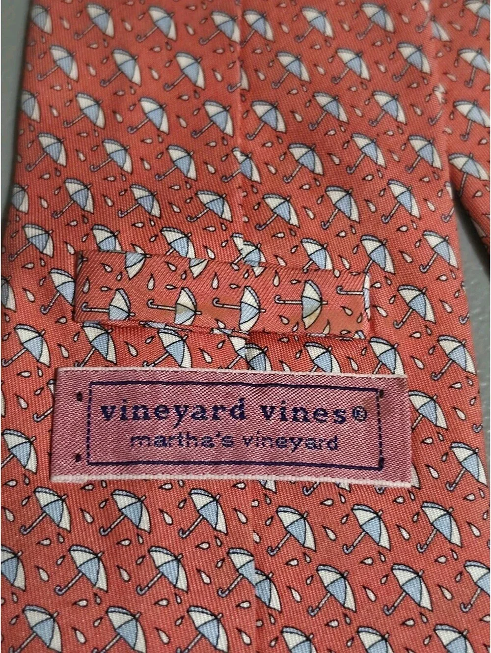 Vineyard Vines Pink Sailboat Men’s Necktie Tie 100% Silk Sailing